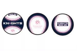 Charlotte Knights Pink Baseball 5-12-2018