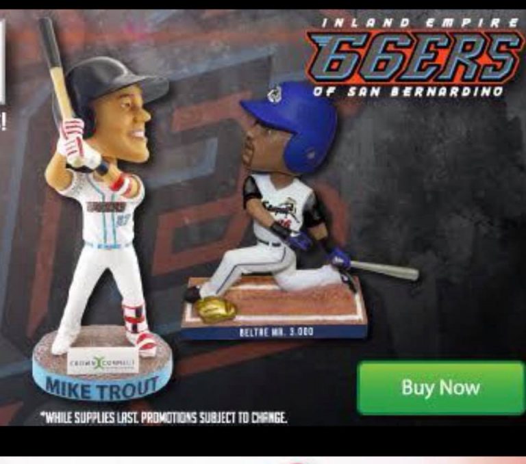 Inland Empire 66ers 2018 Promotional Stadium Giveaways