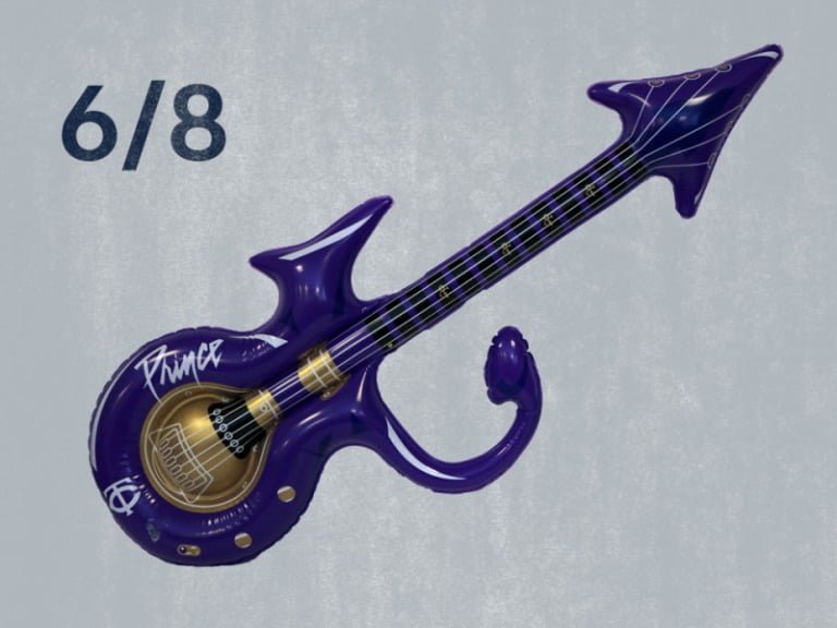 June 8, 2018 Minnesota Twins – Inflatable Prince Guitar