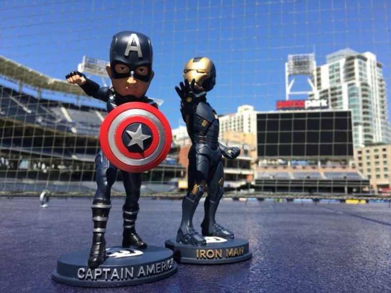 April 13, 2018 San Diego Padres – Iron Man OR Captain America Bobblehead