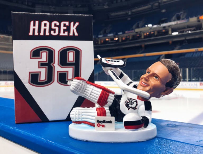 April 4, 2018 Buffalo Sabres – Dominik Hašek Bobblehead