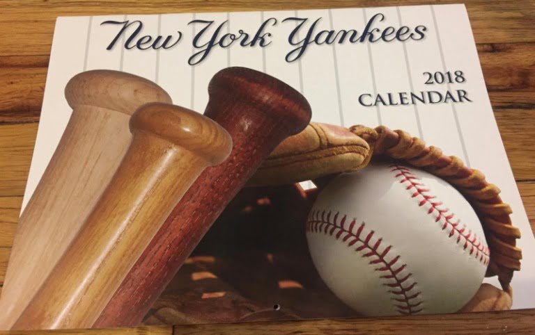 April 8, 2018 New York Yankees – Calendar