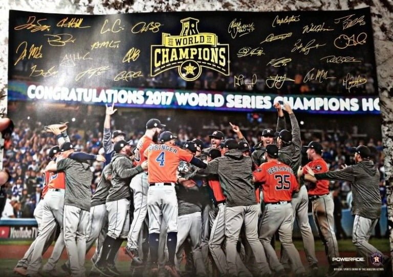 April 8, 2018 Houston Astros – Commemorative World Champions Poster