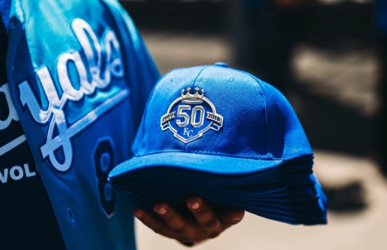 June 16, 2018 Kansas City Royals – 50th Logo Baseball Hat
