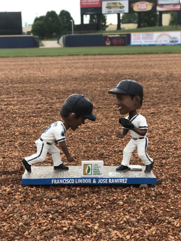 Francisco Lindor Lake County Captains Bobblehead 8/5/17 Cleveland Indians SS 