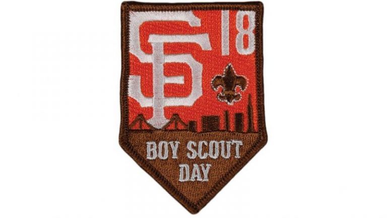 July 7, 2018 San Francisco Giants – Boy Scout Patch