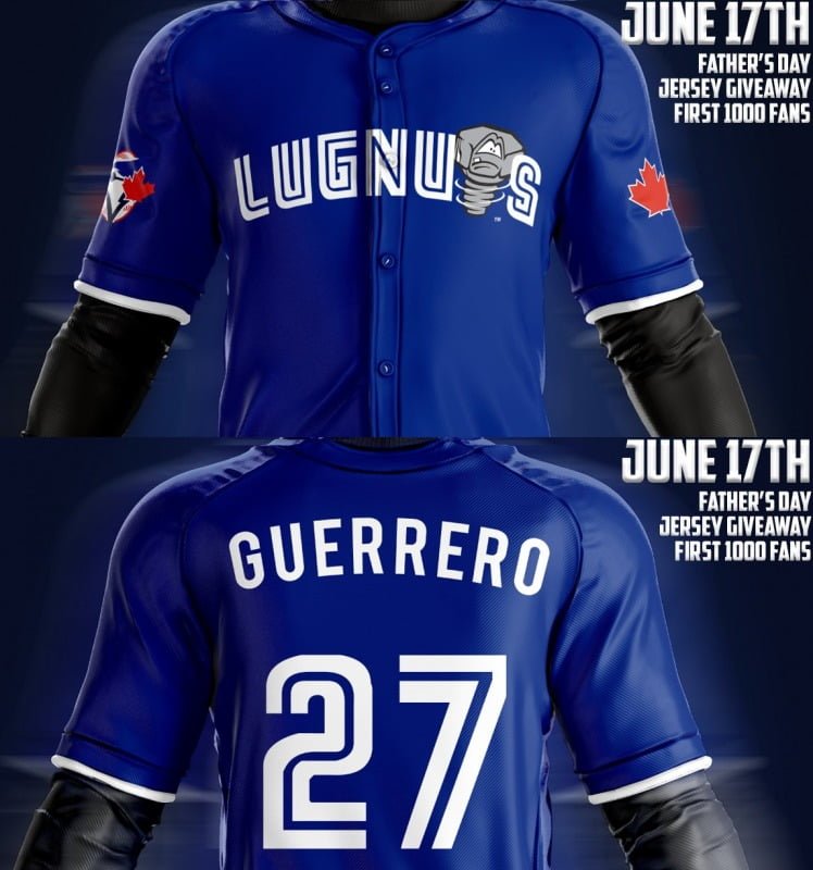 lansing lugnuts jersey