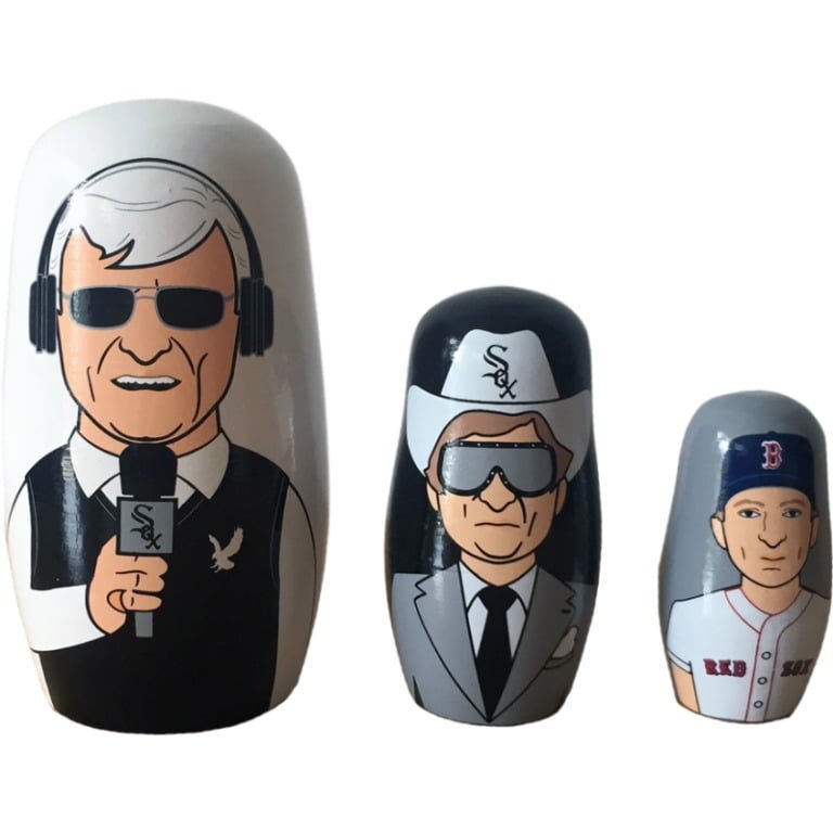 September 2, 2018 Chicago White Sox – Hawk Harrelson Nesting Doll