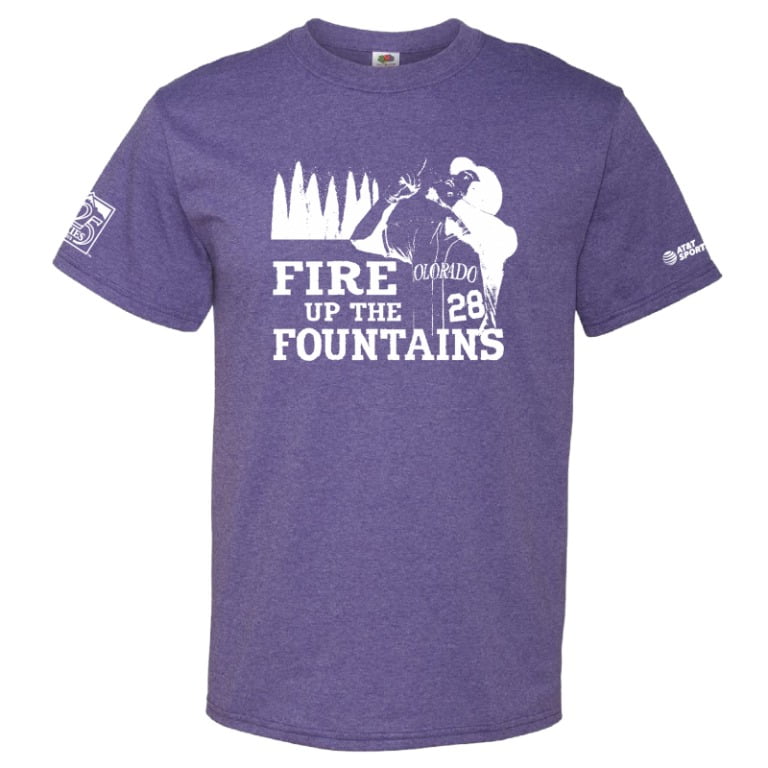 July 27, 2018 Colorado Rockies – 25th Anniversary Blake Street T-Shirt