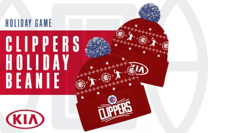 December 20, 2018 Los Angeles Clippers – HOLIDAY BEANIE