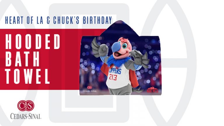 March 3, 2019 Los Angeles Clippers – HOODED BATH TOWEL