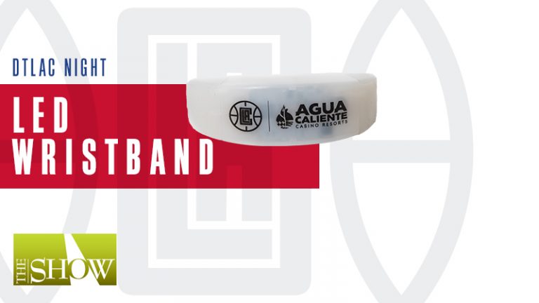 April 5, 2019 Los Angeles Clippers – LED WRISTBAND
