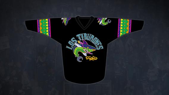 Los Tiburones San Jose Sharks Halloween Dia Muertos Dead Hispanic