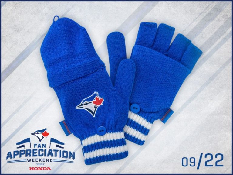 September 22, 2018 Toronto Blue Jays – Convertible Mittens