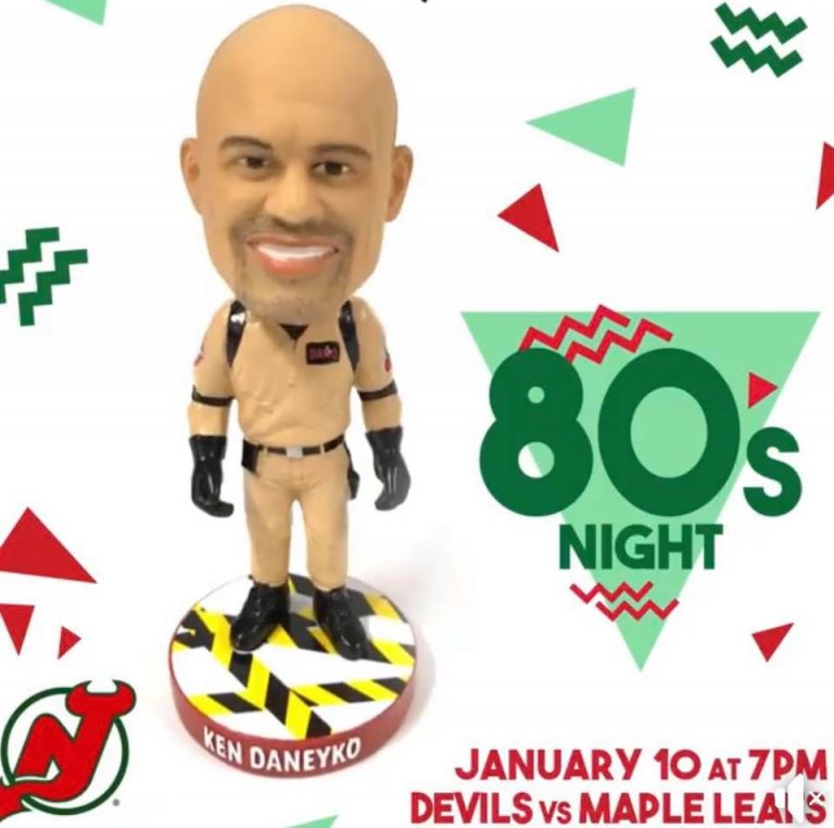 January 10, 2019 New Jersey Devils – 80s Ghostbusters Bobblehead