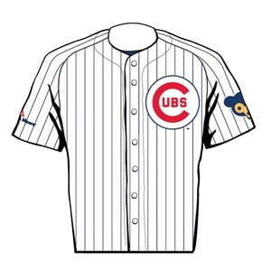 1908 chicago cubs jersey