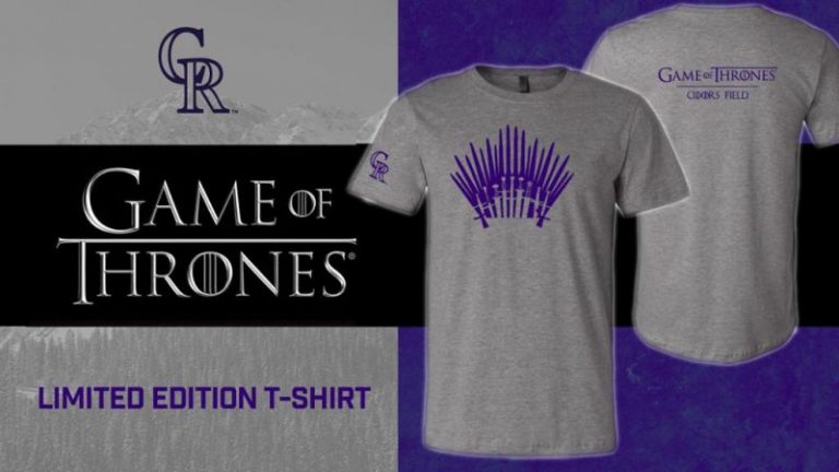 May 25, 2019 Colorado Rockies – Game of Thrones