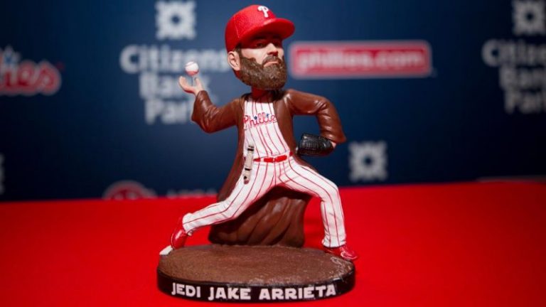 July 17, 2019 Philadelphia Phillies – Jedi Jake Arrieta Bobble Figurine