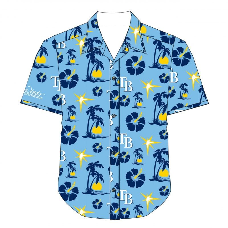 tampa bay rays hawaiian shirt