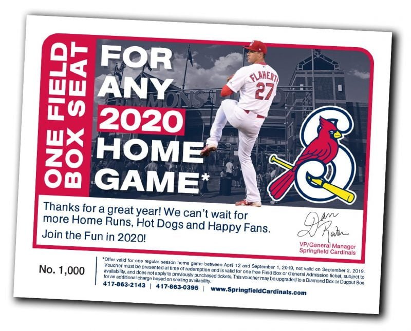 Springfield Cardinals 2019 Promotional Stadium Giveaways - Stadium Giveaway Exchange