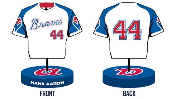 atlanta braves hank aaron jersey