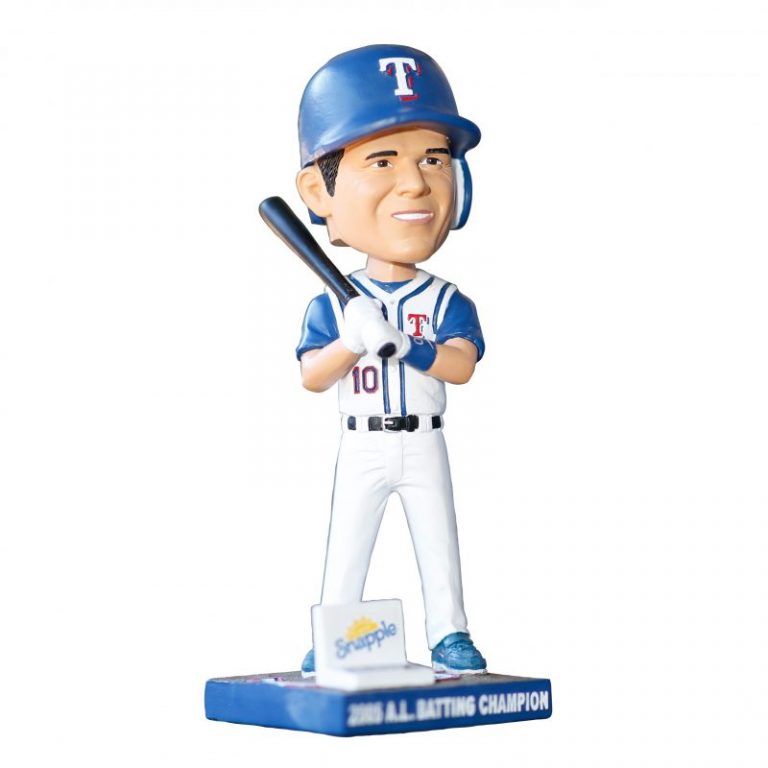 April 20, 2019 Texas Rangers – Michael Young Bobblehead