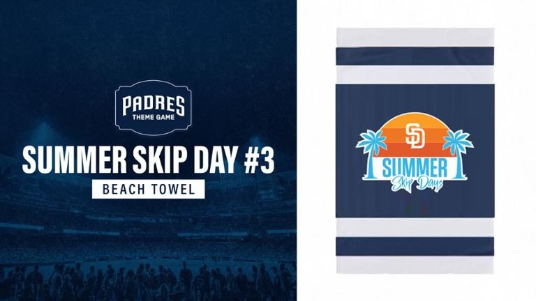 July 30, 2019 San Diego Padres – Padres beach towel