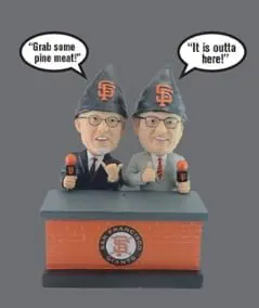 San Francisco Giants – Mike Krukow OR Duane Kuiper Gnome