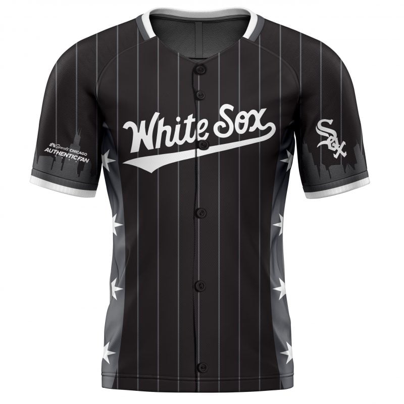 chicago themed white sox jersey