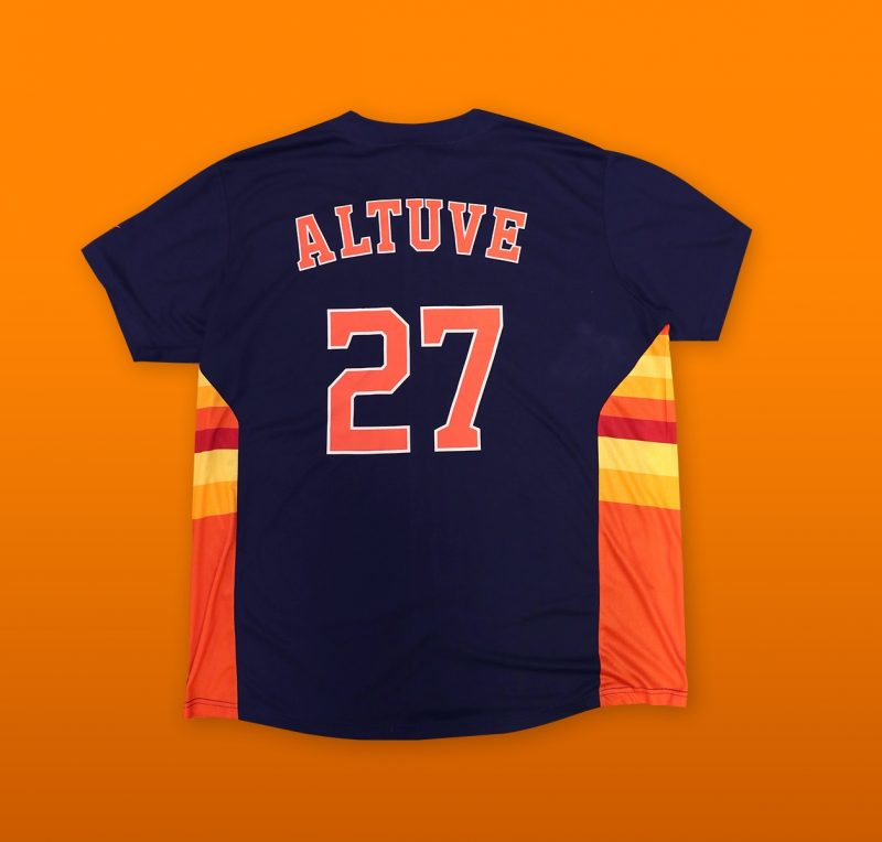 Jose Altuve Replica Navy Jersey 