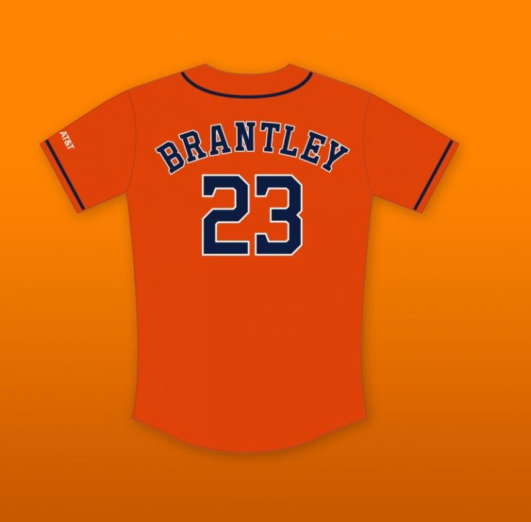 June 29, 2019 Houston Astros – Michael Brantley Orange Replica Jersey
