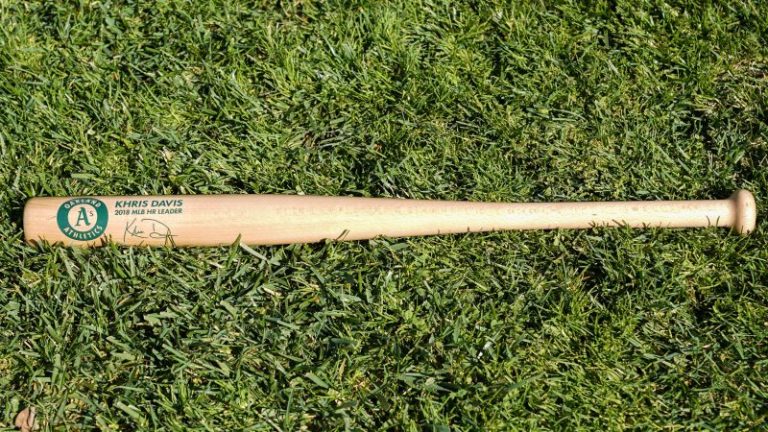 June 16, 2019 Oakland Athletics – Khris Davis Bat