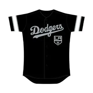 August 6, 2019 Los Angeles Dodgers - LA Kings Night Jersey