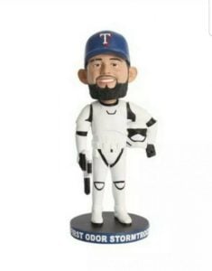 Texas Rangers First Odor Stormtrooper Bobblehead