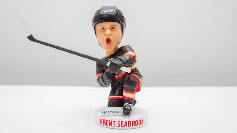 November 21, 2019 Chicago Blackhawks – BRENT SEABROOK BOBBLEHEAD
