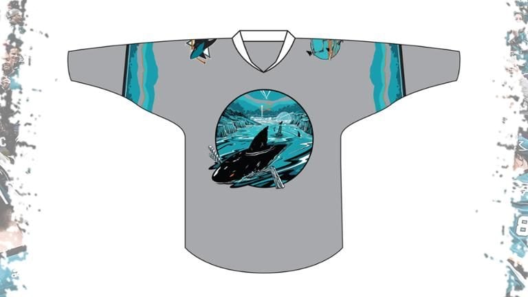 January 11, 2020 San Jose Sharks – Open Water Shirsey
