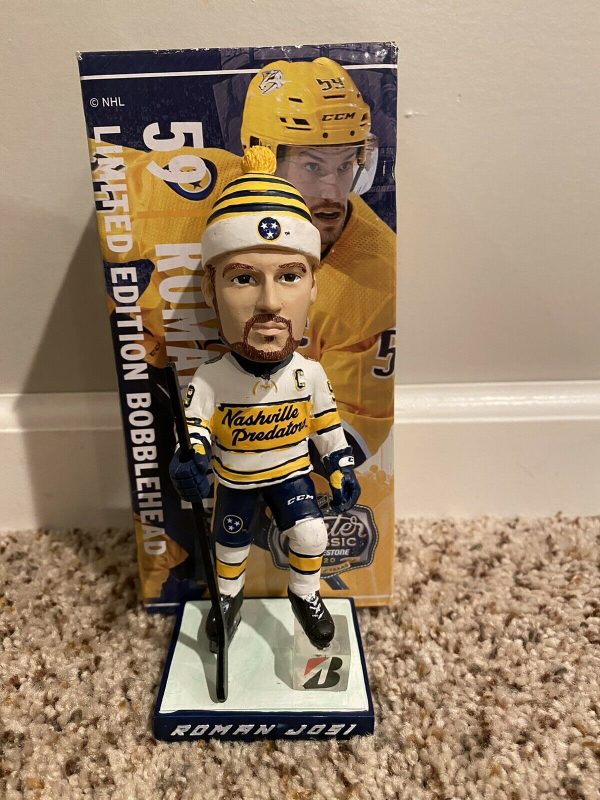 Roman Josi Nashville Predators Reverse Retro Jersey Bobblehead FOCO