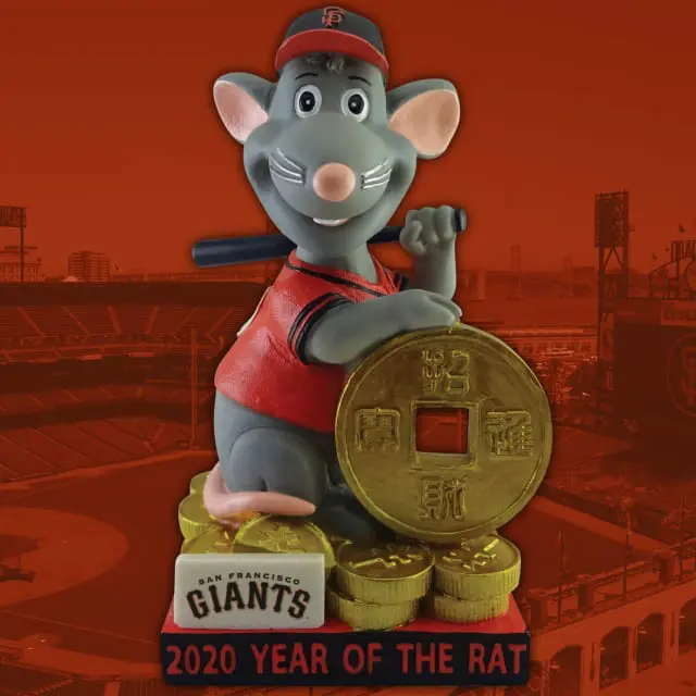 San Francisco Giants - Year of the Rat Bobblehead