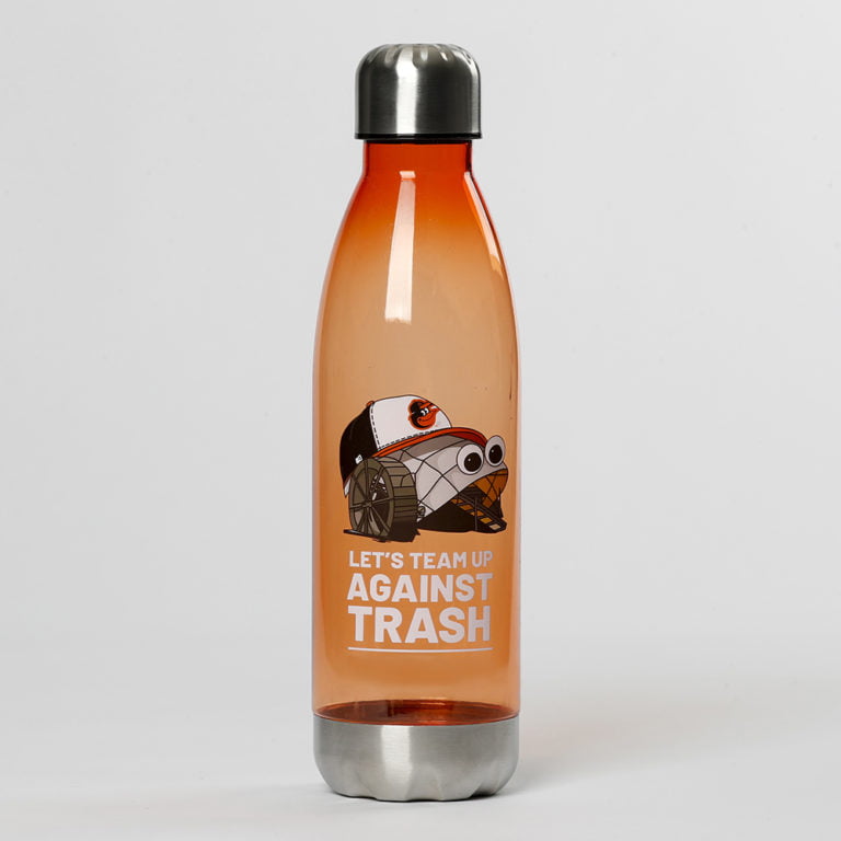 July 9, 2021 Baltimore Orioles – Mr. Trash Wheel Reusable Water Bottle