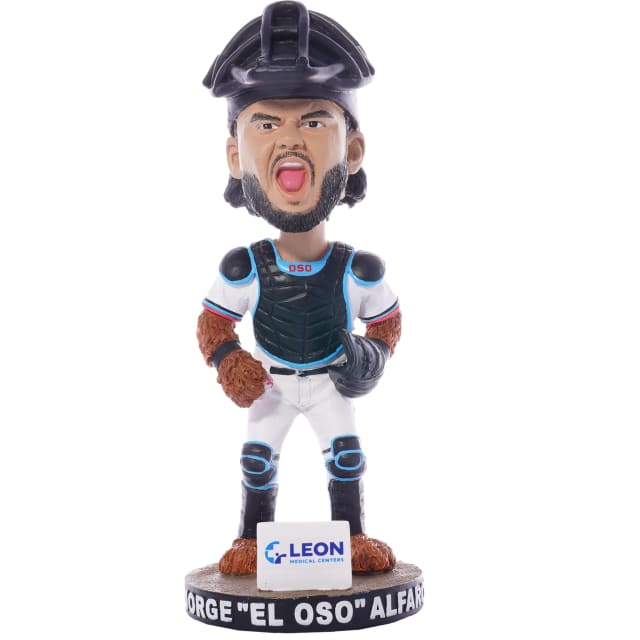 May 22, 2021 Miami Marlins - Jorge Alfaro Bobblehead - Stadium