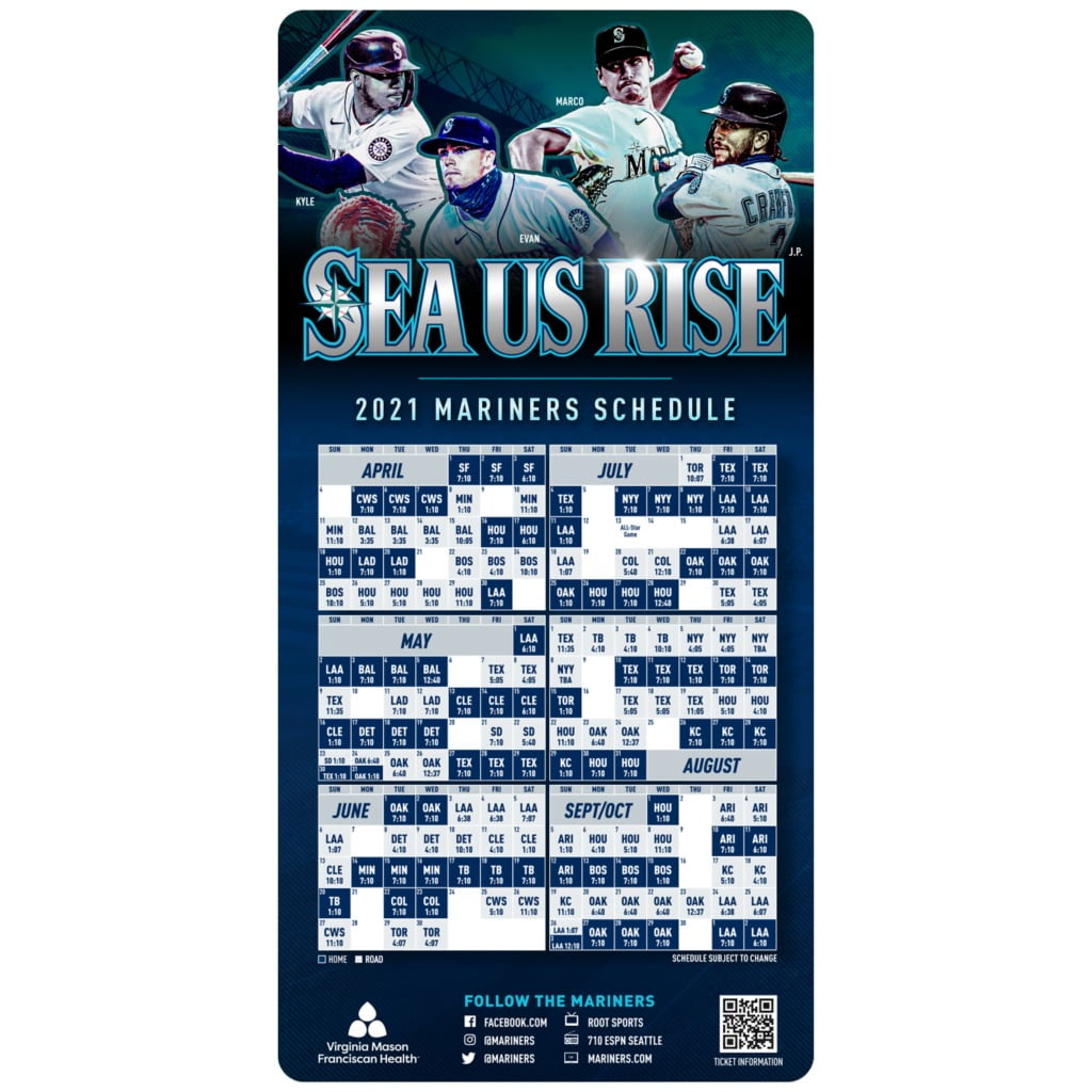 April 13, 2021 Seattle Mariners Mariners Schedule Stadium