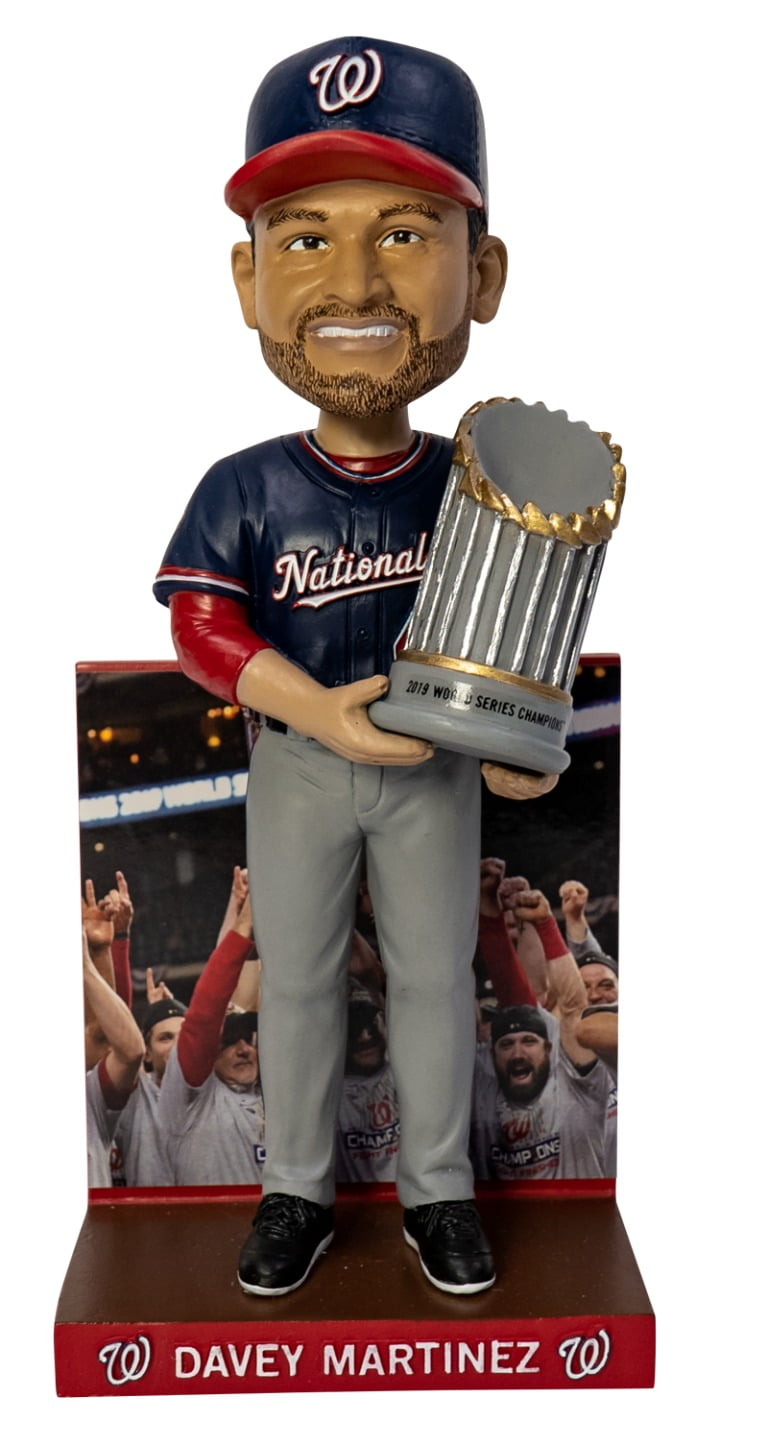 April 3-4, 2021 Washington Nationals – Davey Martinez World Series Bobblehead
