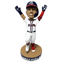 Ronald Acuna Jr Atlanta Braves Imports Dragon Baseball Bobblehead Figure 4" for sale online 