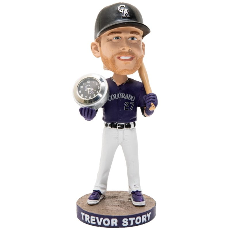 June 19, 2021 Colorado Rockies Trevor "Story Time" Bobblehead