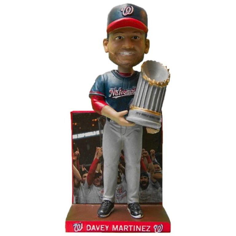 June 28, 2021 Washington Nationals – Davey Martinez World Series Bobblehead