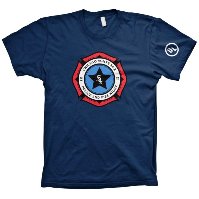 August 18, 2021 Chicago White Sox – Police & Fire Night T-Shirt