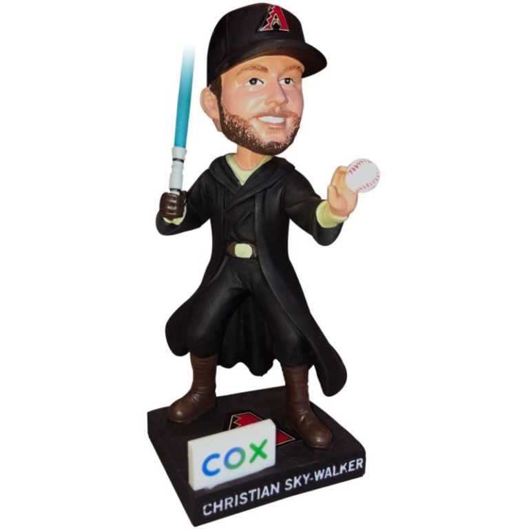 August 14-15, 2021 Arizona Diamondbacks – Christian Sky-Walker Star Wars Bobblehead