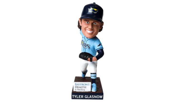 August 21, 2021 Tampa Bay Rays – Tyler Glasnow Bobblehead