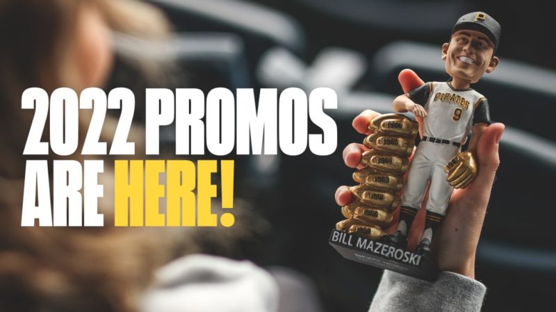 Pittsburgh Pirates 2022 Promotional Stadium Giveaways