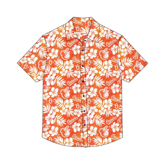 orioles hawaiian shirt 2018